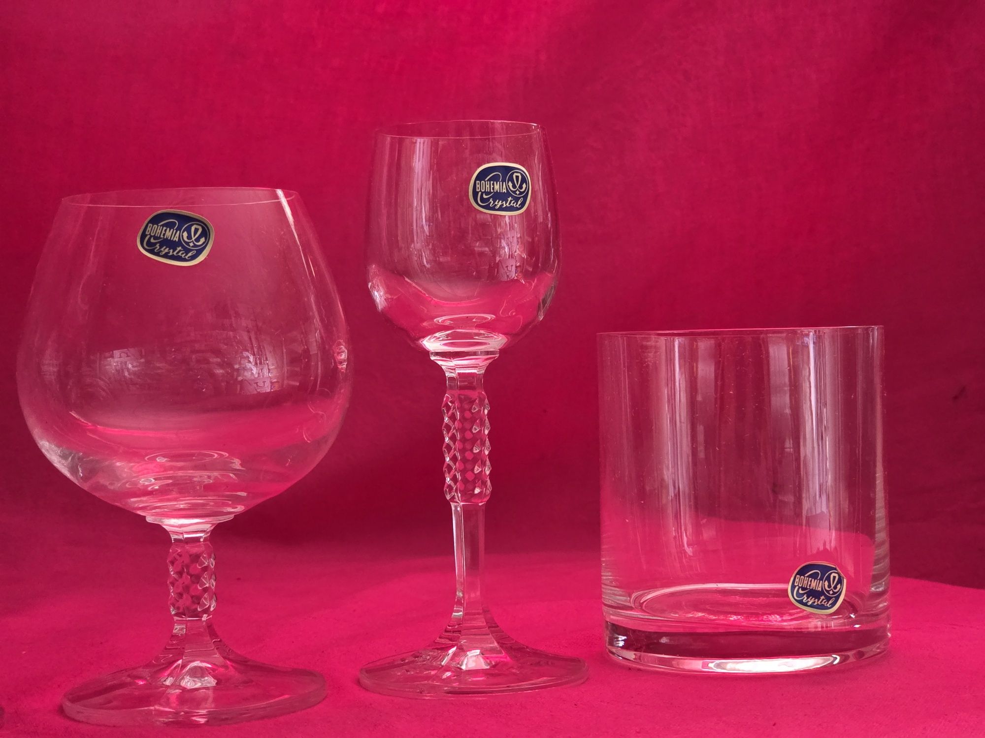 Copos cristal Bohemia