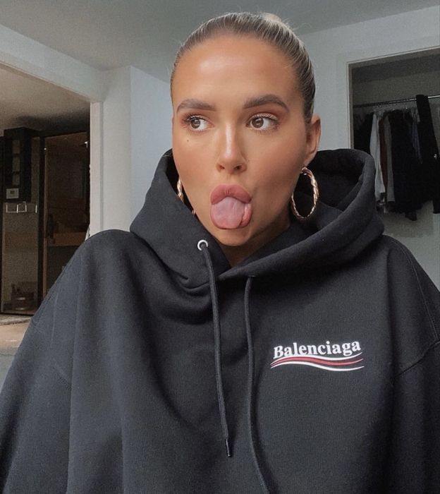 Bluza Balenciaga black oversized unisex