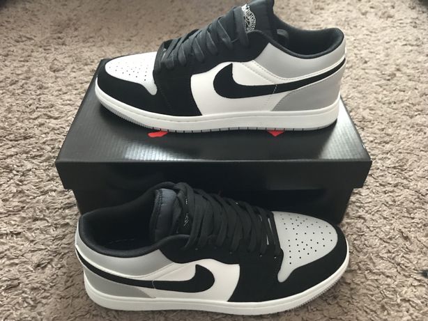 Кросівки Nike Air Jordan 1 low Black/Gray