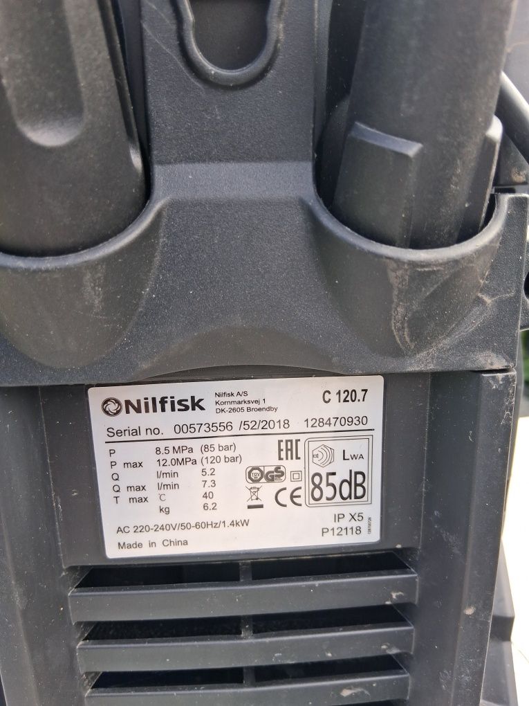 Myjka ciśnieniowa Nilfisk C 120,7 120 barów
