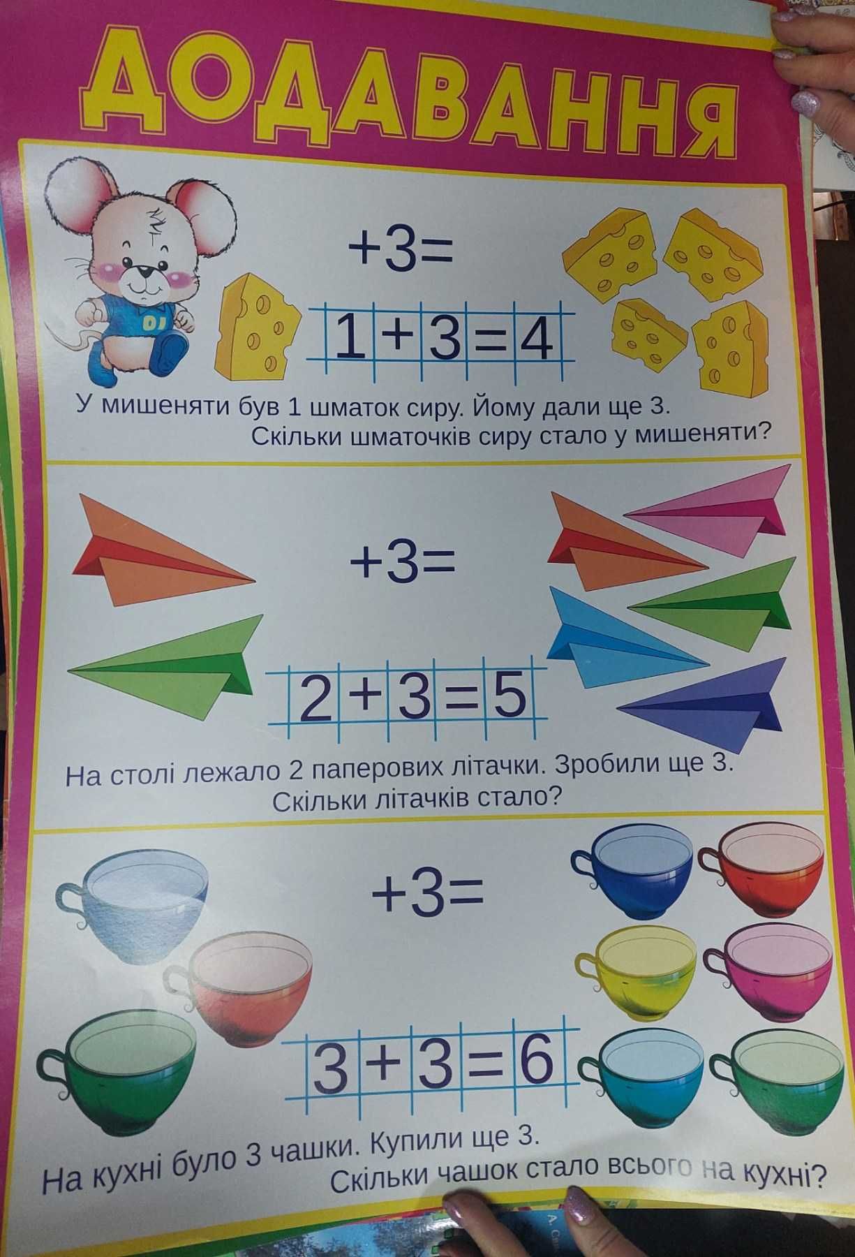 Плакат для школи та садочка на різні теми