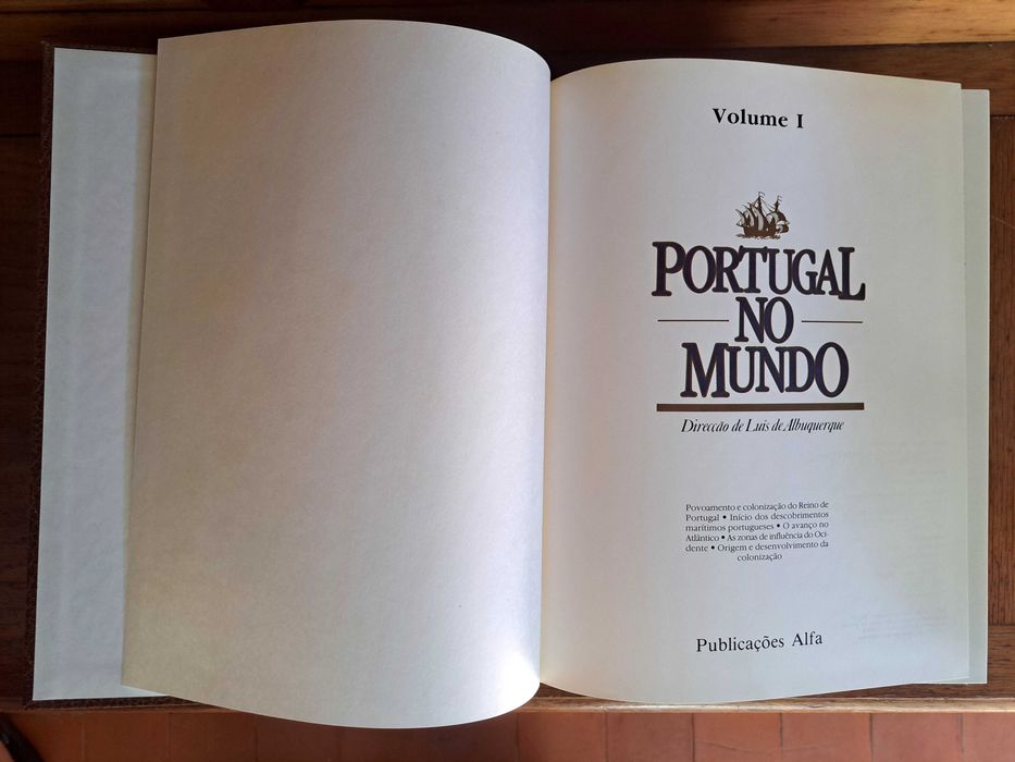 Portugal No Mundo com direcção de Luís de Albuquerque 3 volumes
