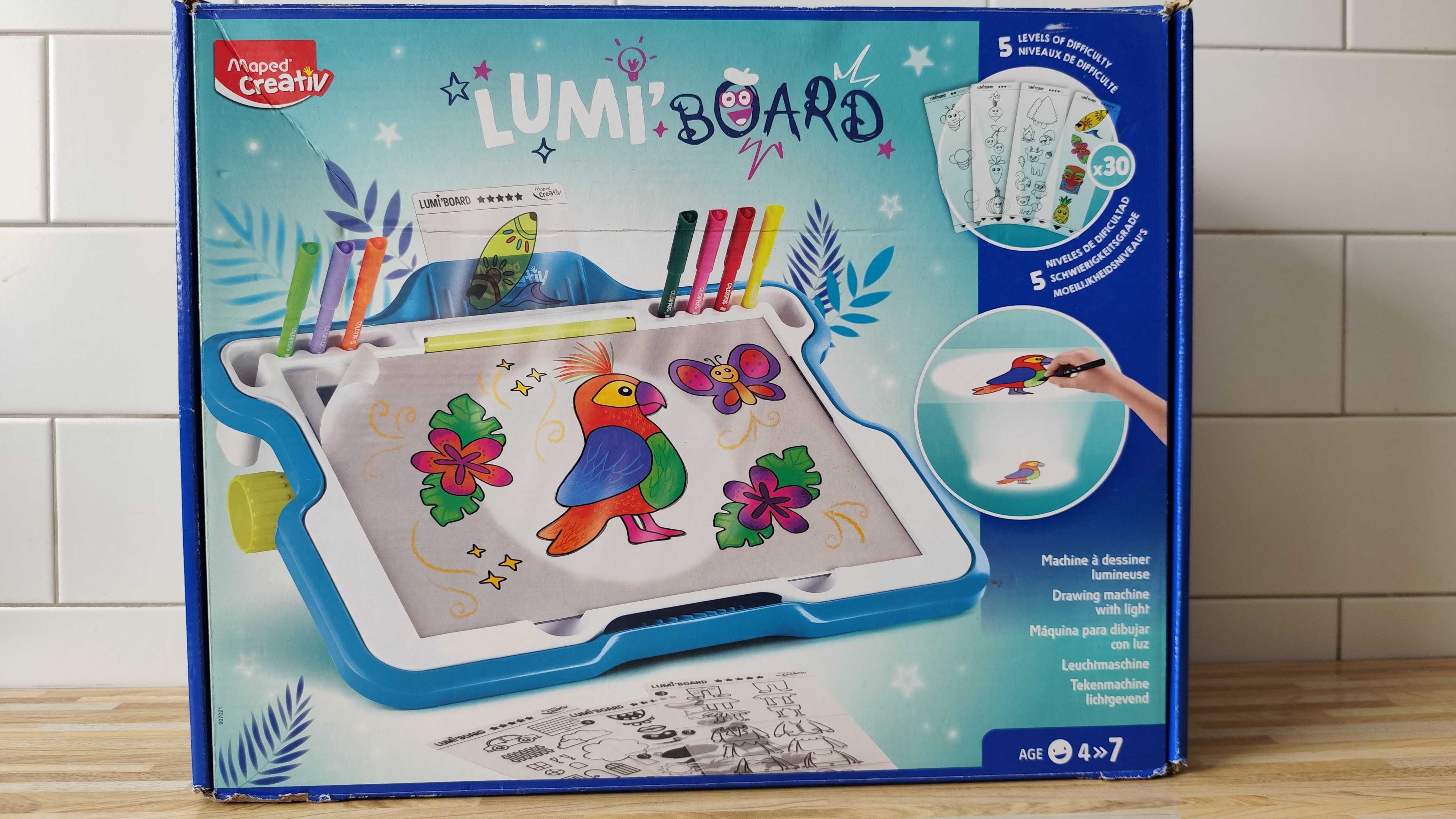 Lumi Board - Podświetlana tablica do odrysowywania - Maped Creativ