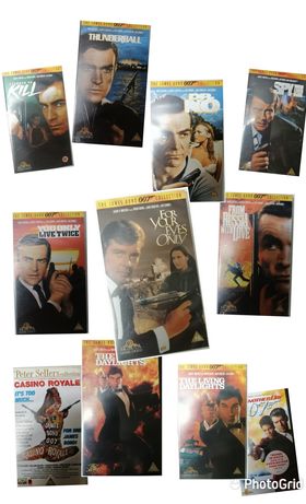 21 VHS James Bond 007