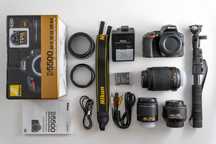 Nikon D5500 + Objectiva 18-55 + Acessórios - Kit impecável