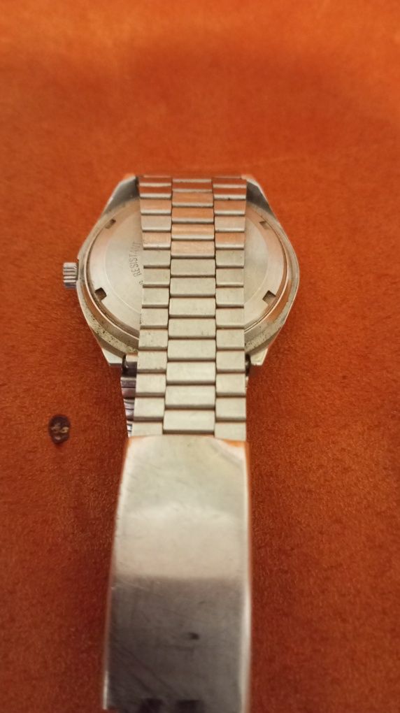 Vintage Timex Automatic Volvo Advertising Watch Stainless Steel Bracel