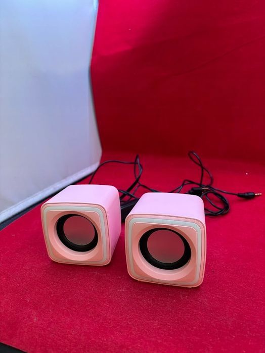 zestaw głośników 2.0 mars gaming mscubep moc 8 w wejście usb różowy
