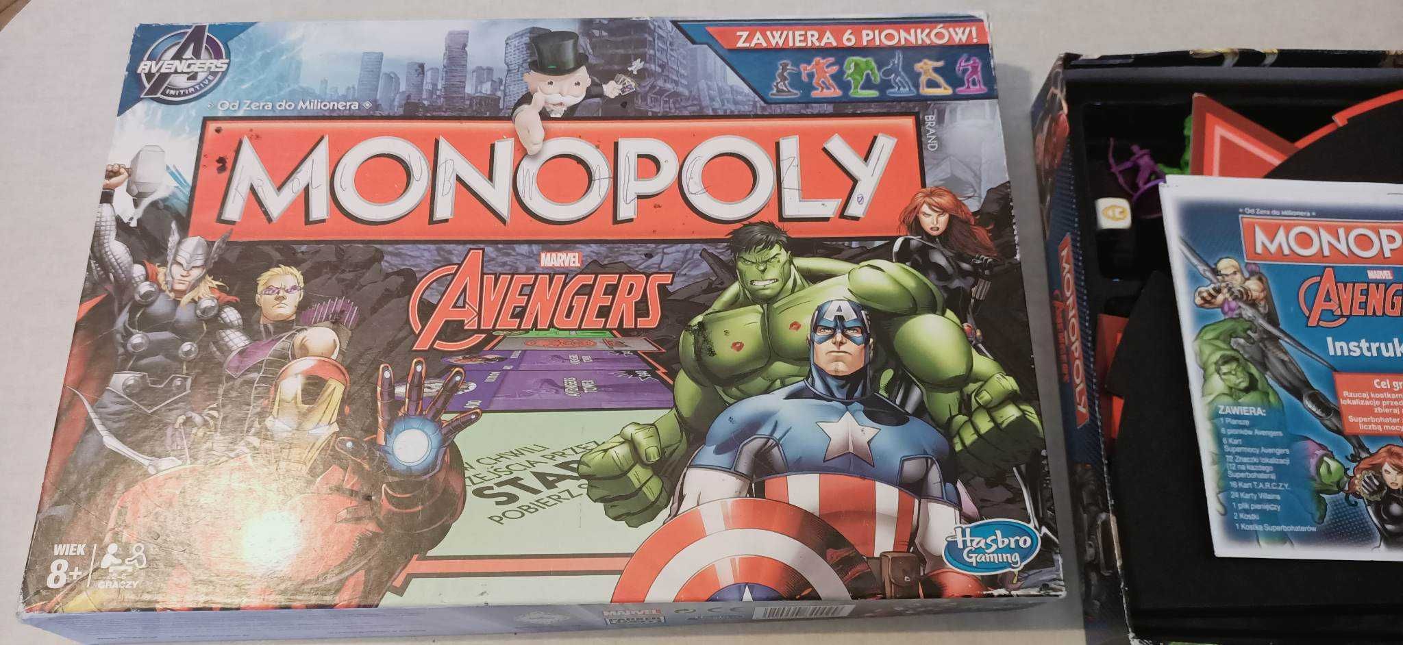 Monopoly AVENGERS edycja limitowana Hasbro Gaming