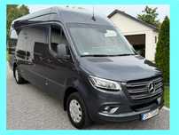Mercedes-Benz Sprinter Max Full wyposażenie  Salon Polski,  3.0 - V6 Maxi Automat 2x drzwi odsuwane + dociągi Faktura vat