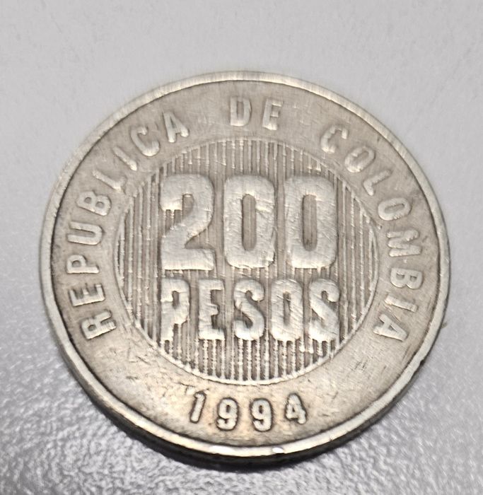 Moeda 200 pesos ano 1994