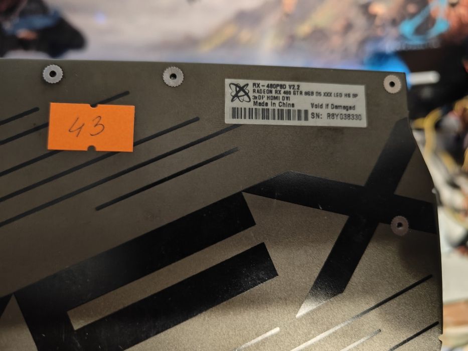 Відеокарта RX 480 8 Gb GTR LED Ремонт Запчастини