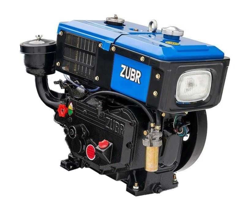 Двигун ZUBR R180N дизель водяне охол. 8 к.с. маховик зі шківом!