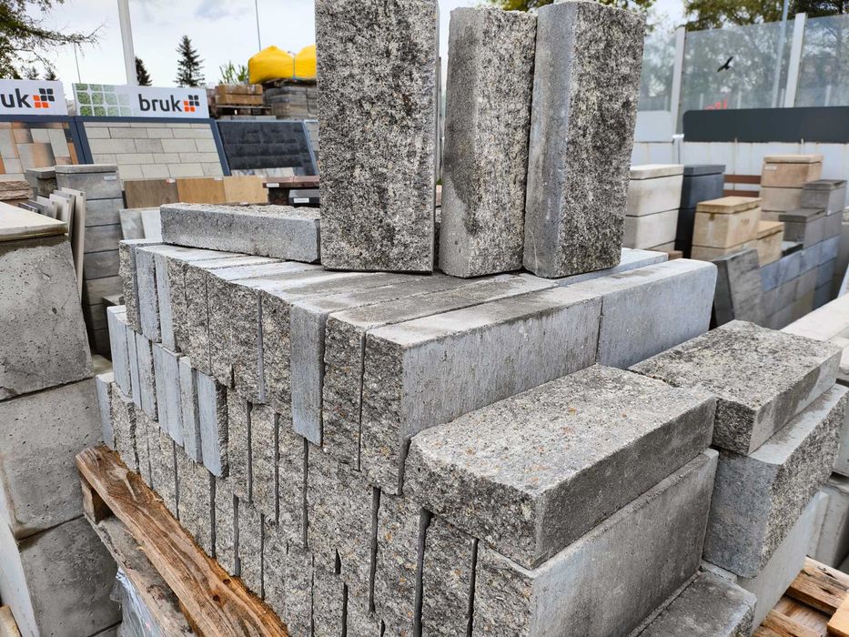 Bloczek uniwersalny do budowy grilla palisada obrzeże cegła łupana mur