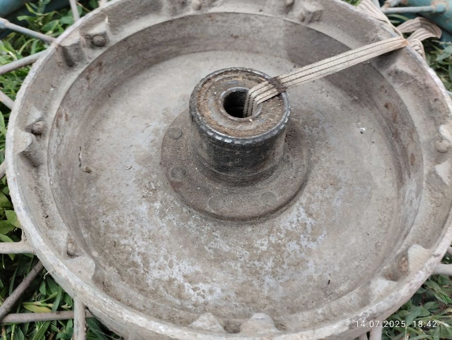 Диск колёсный R13 R14 грунтозацепы мотоблок