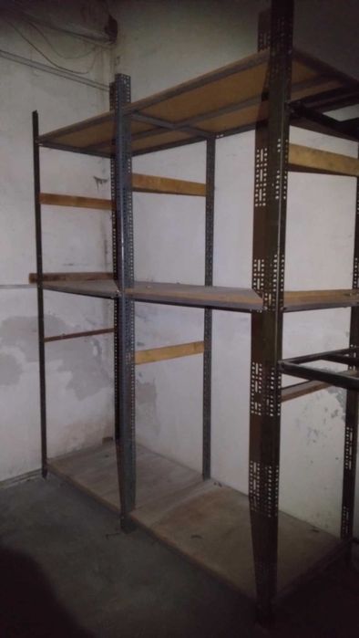 metalowe regały 250cm SOLIDNE i ciężkie zestaw 2 + 4