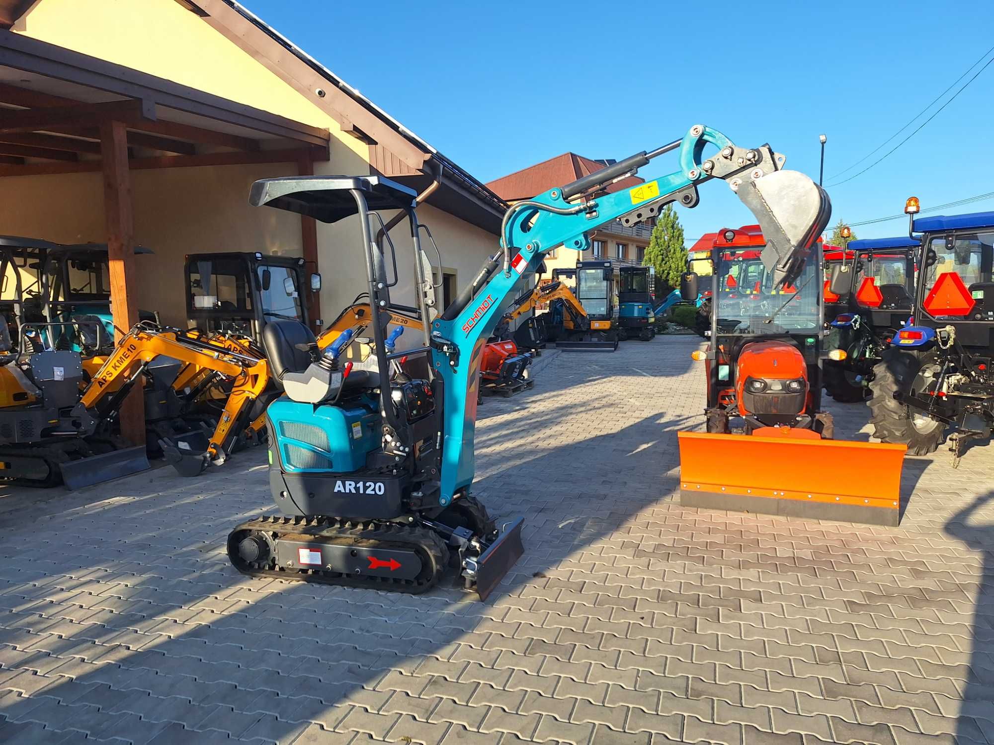 Minikoparka SCHMIDT AR120 NOWA silnik KUBOTA 2024 koparka 1,2 tony