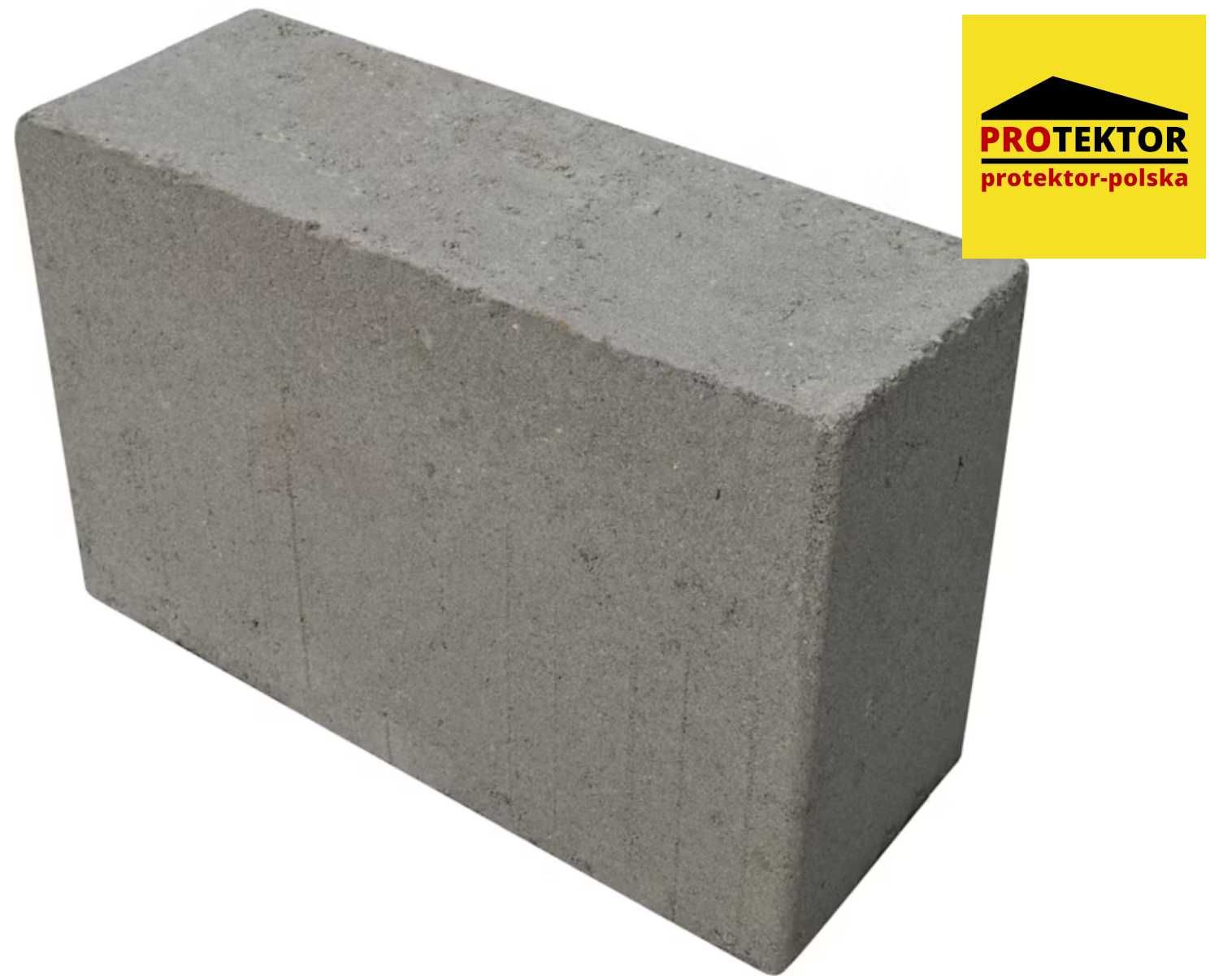 bloczek betonowy fundamentowy 24cm piwniczne nośne ściany kanold dom