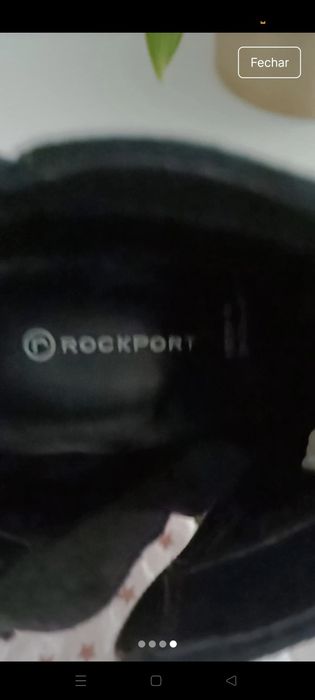 Botins pretos n.36,5 Rockport  impecáveis