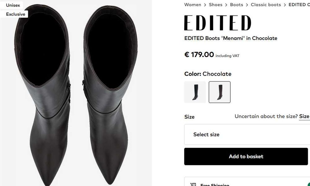 Чоботи жіночі високі Edited, 39р