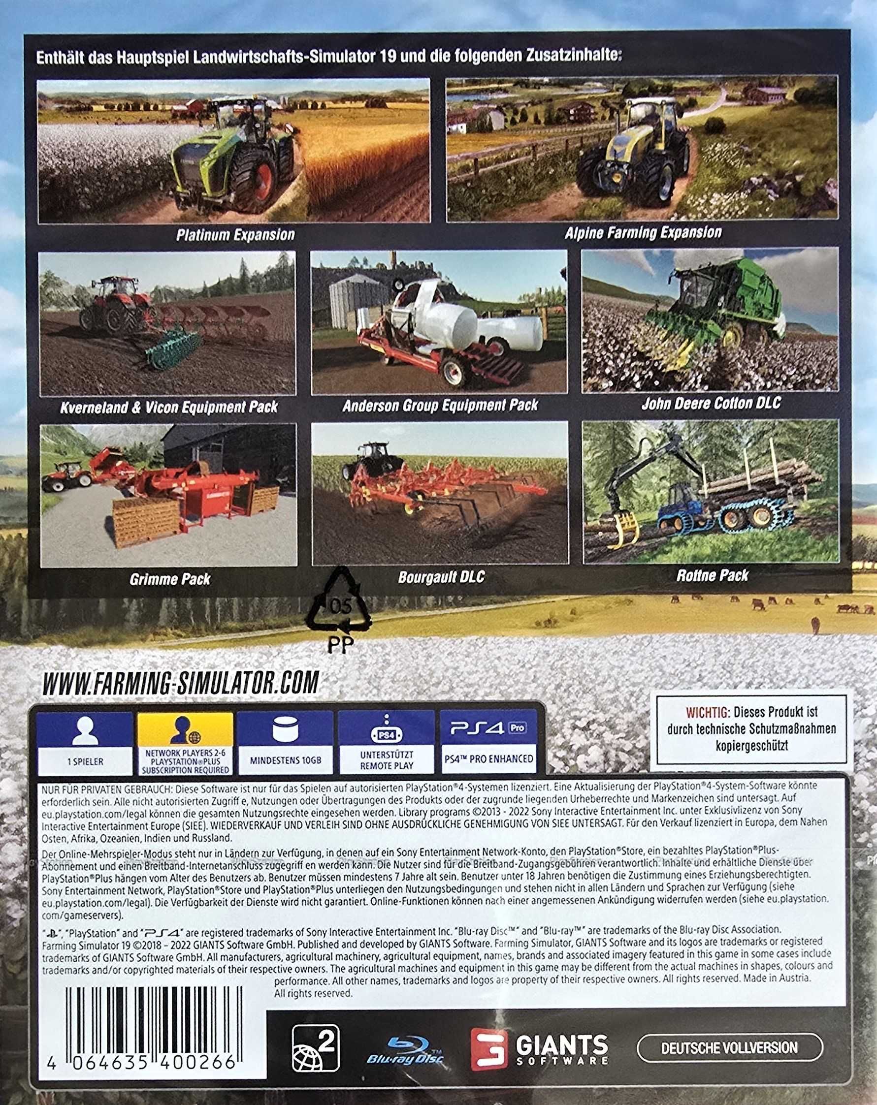 FARMING SIMULATOR 19 Ambassador Edition PL Playstation 4 PS4 PS5 Nowa