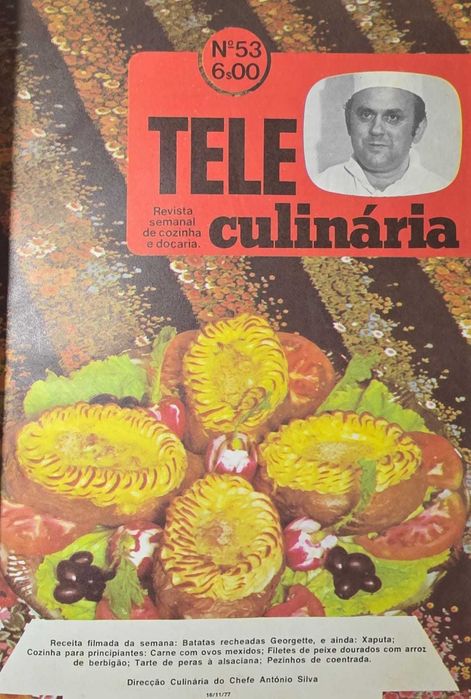 Tele culinária revistas encadernadas 2 vol -104revistas - Ref EM