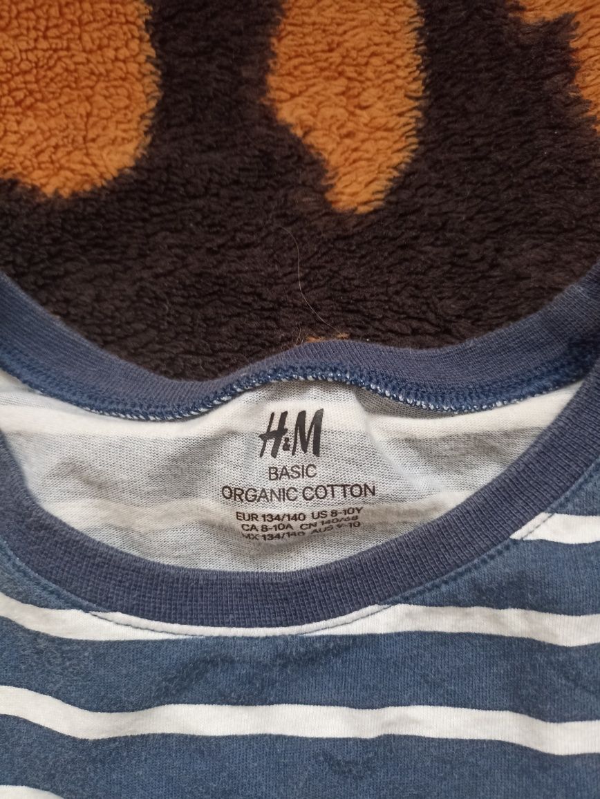 Koszulka długi rękaw H&M rozmiar 134