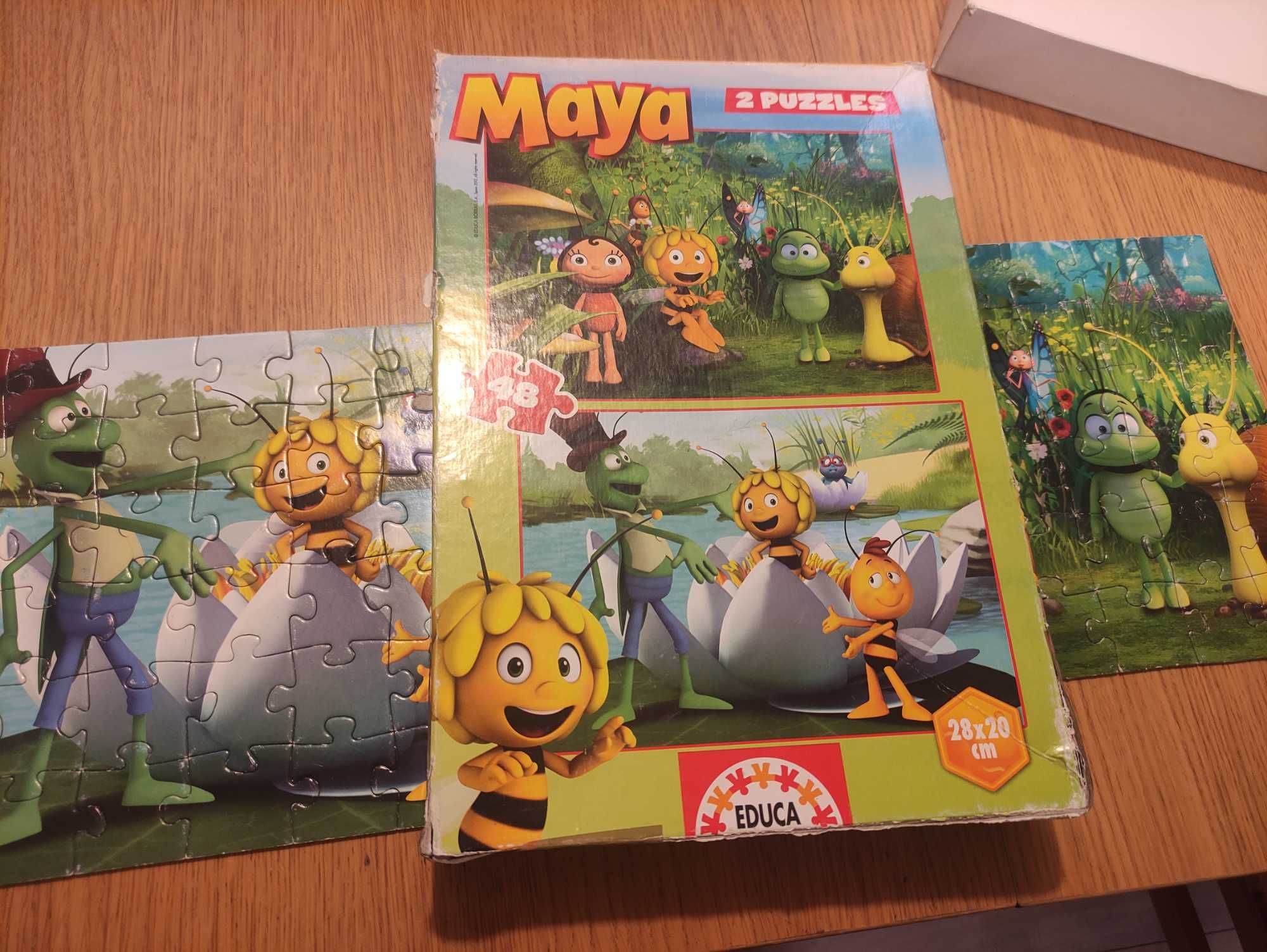 Puzzle Pszczółka Maja Educa 2x48 sztuk