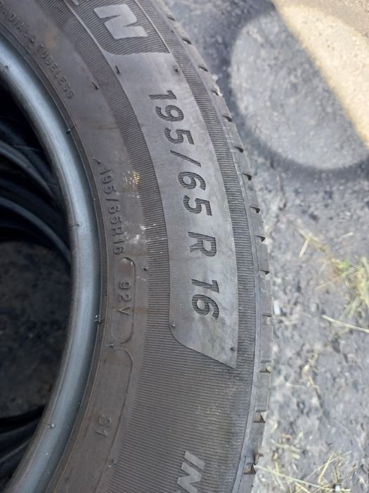 Opony używane 195/65/16 michelin 4x6.5 mm