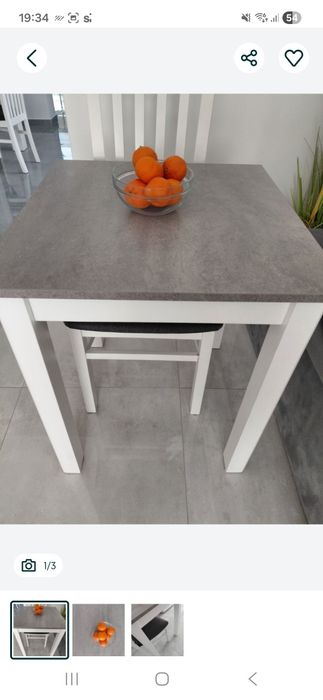 Stolik kuchenny beton