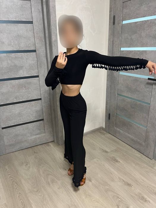 Топ та брюки тренувальні для бальних танців, латина