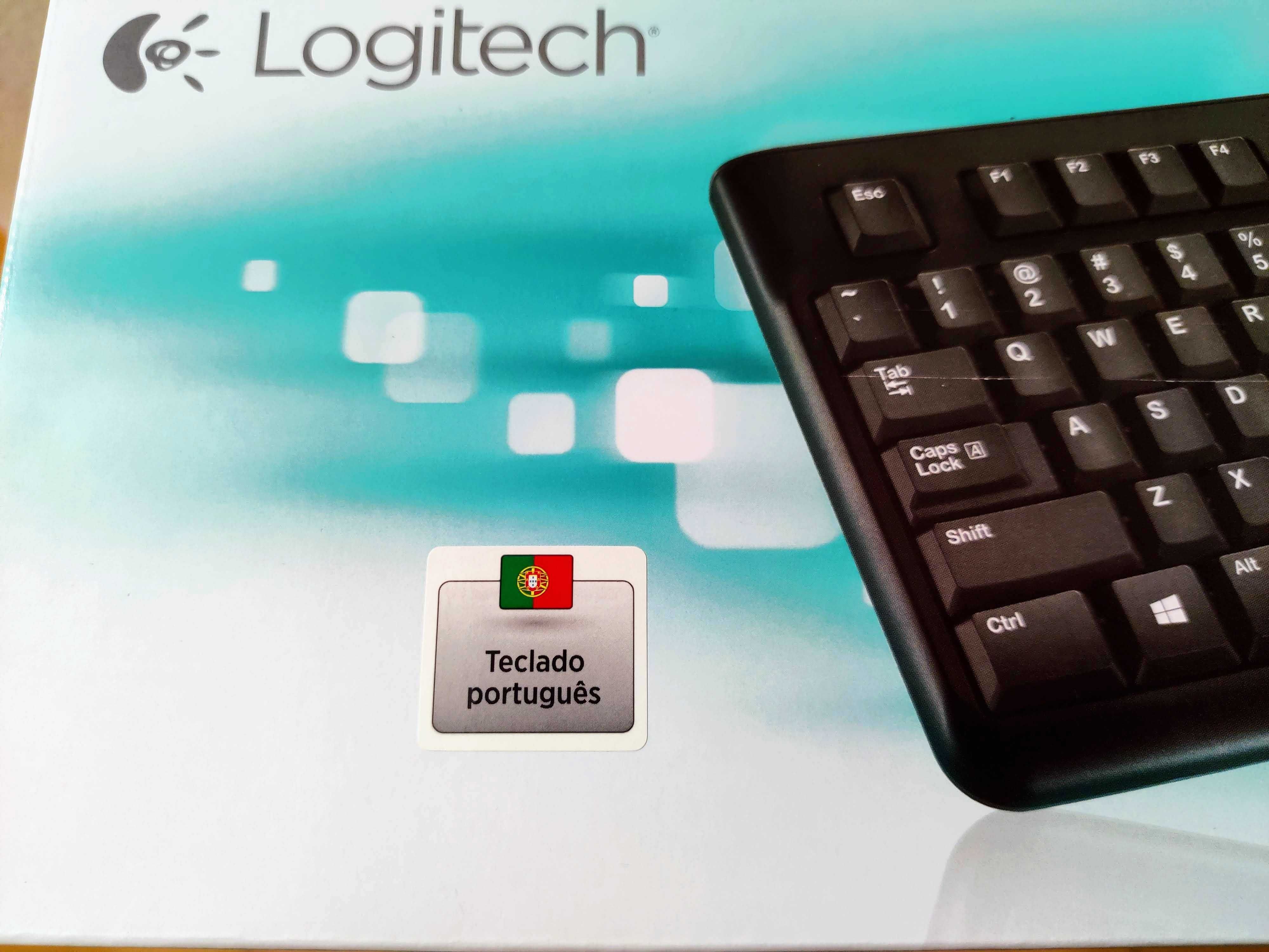 Teclado + Rato Logitech Desktop MK120