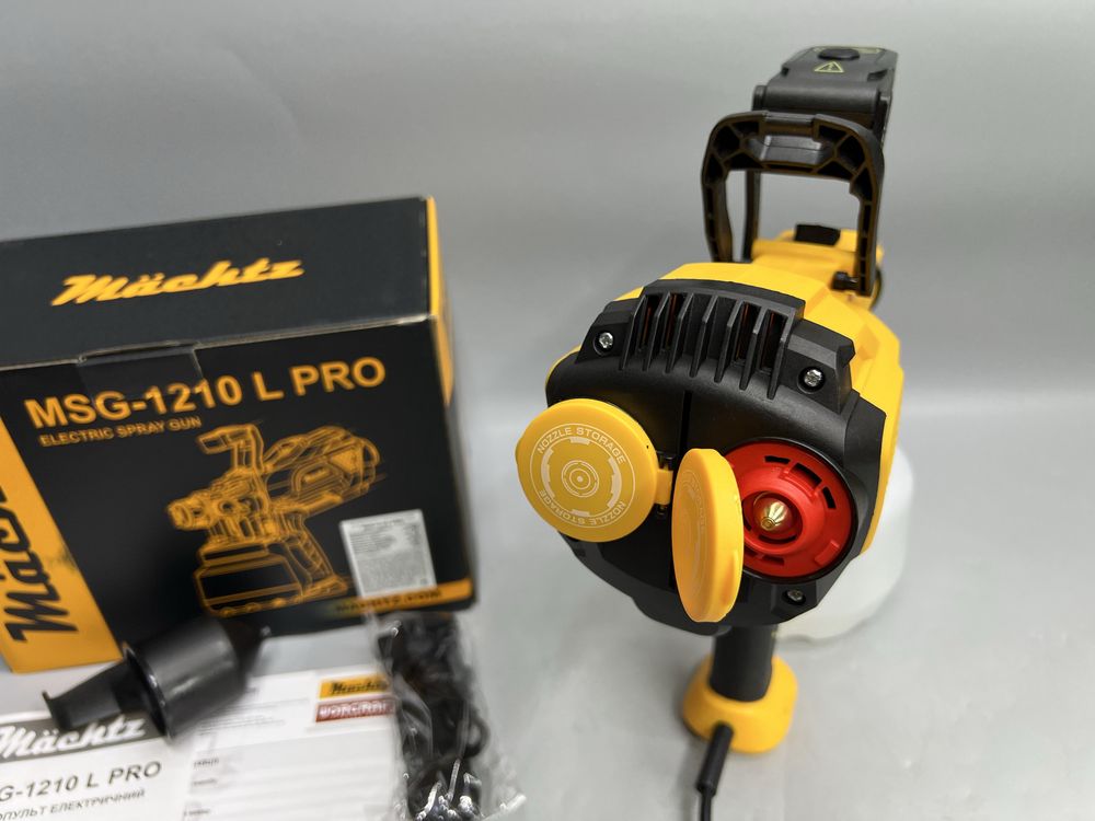 Краскопульт электрический Machtz MSG‑1210L PRO Медные форсунки