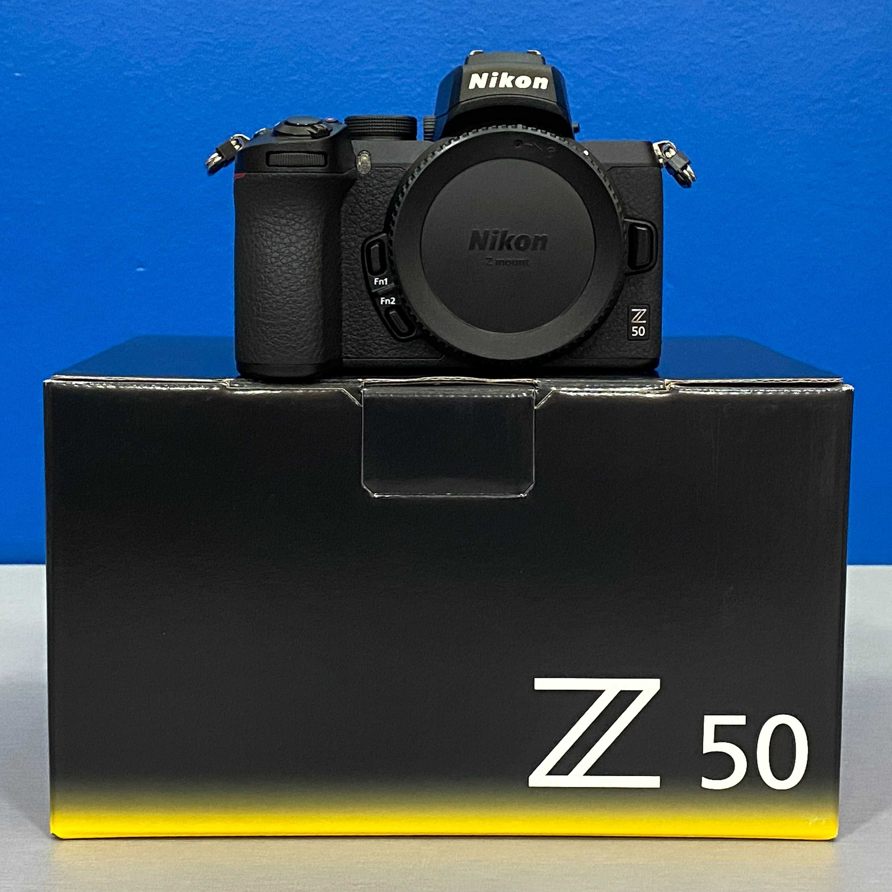 Nikon Z50 (Corpo) - 20.9MP - 3 ANOS DE GARANTIA