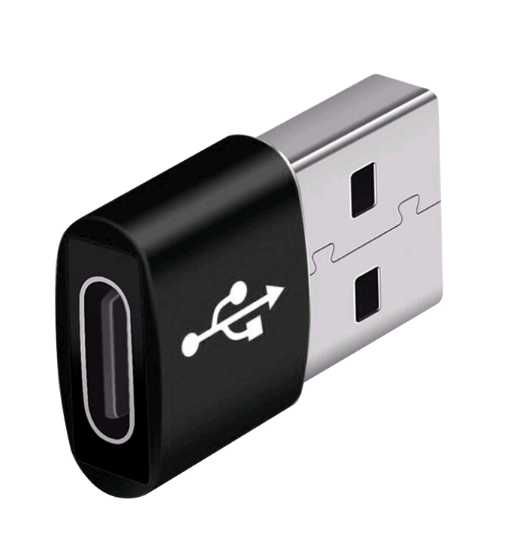 Переходник для зарядки USB 2.0 - > TYPE-C для телефона, ноутбука