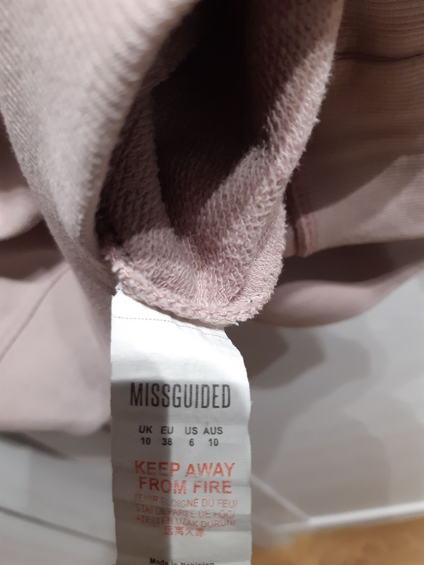 Sukienka dresowa Missguided Londunn sweat dress