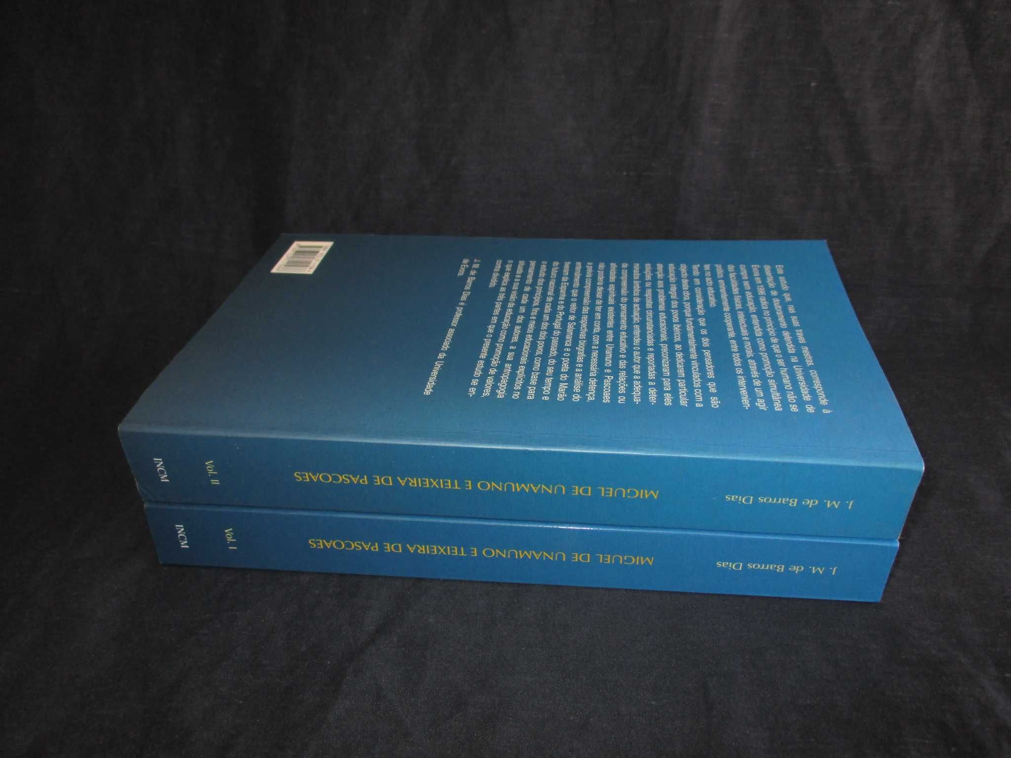 Livros Miguel de Unamuno e Teixeira de Pascoaes Temas Portugueses INCM