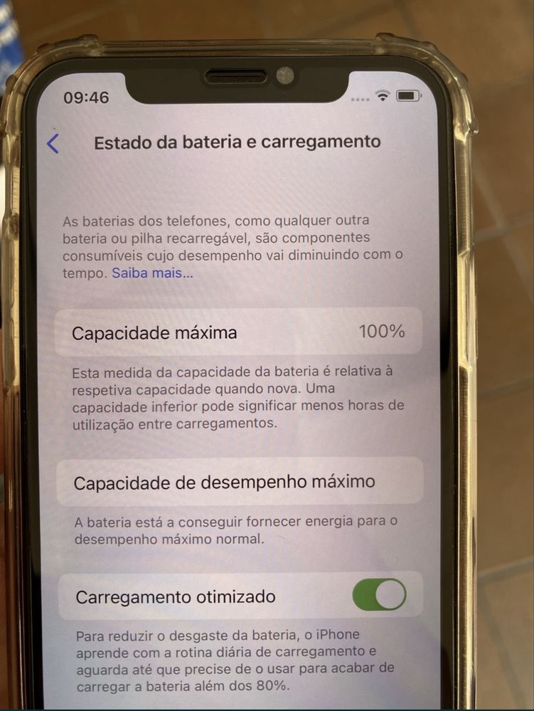 Iphone x 256gb com bateria a 100%!