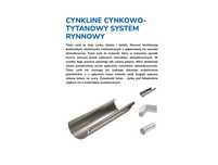 NOWE Rynny tytan cynk miedziane aluminiowe kwadratowe NAJTANIEJ DOMBI