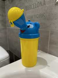 Портативний туалет для хлопчиків Coco Kids JNQ001-21 жовто-блакитний