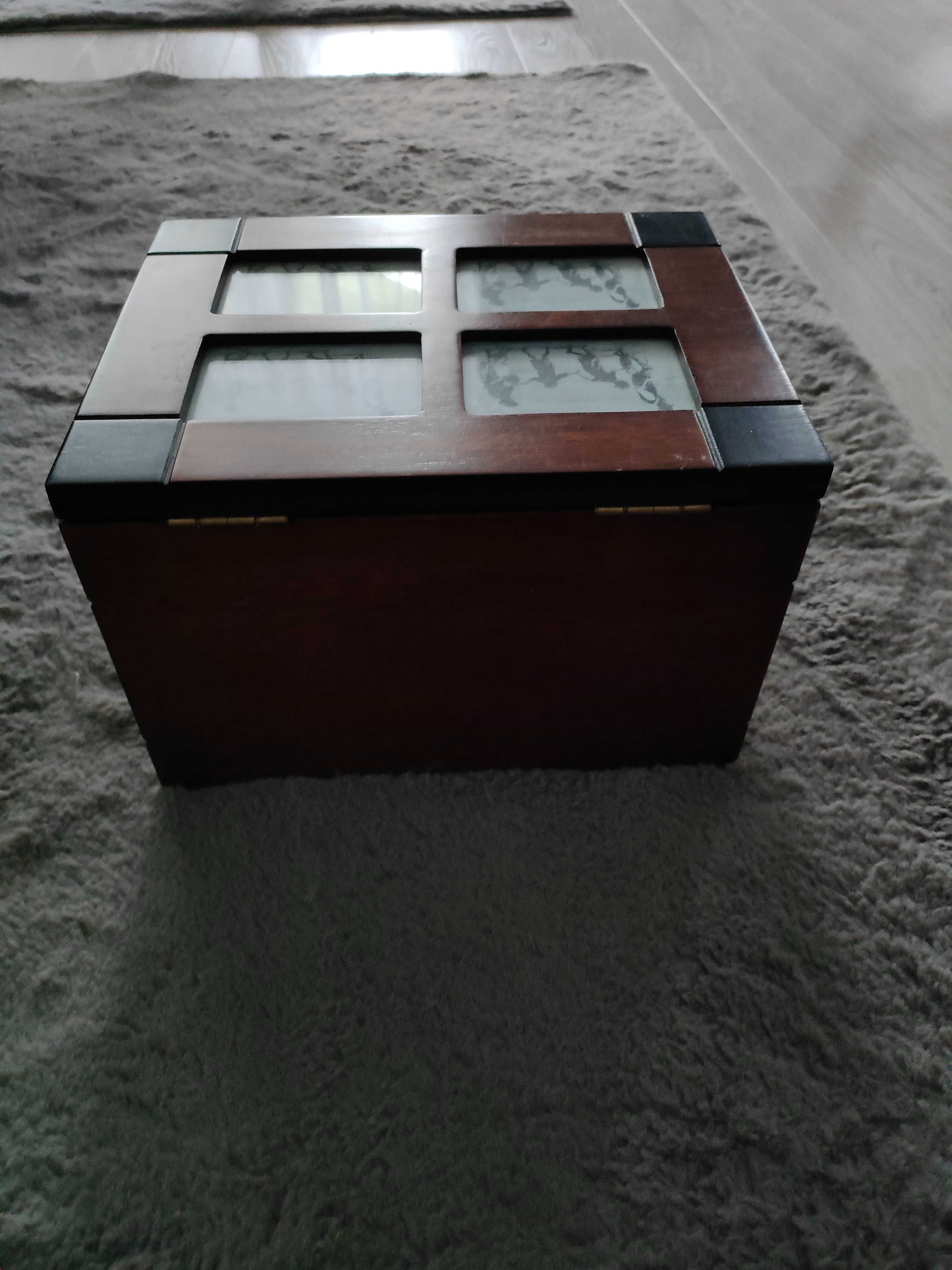 Drewniane pudełko/kuferek/album na zdjęcia