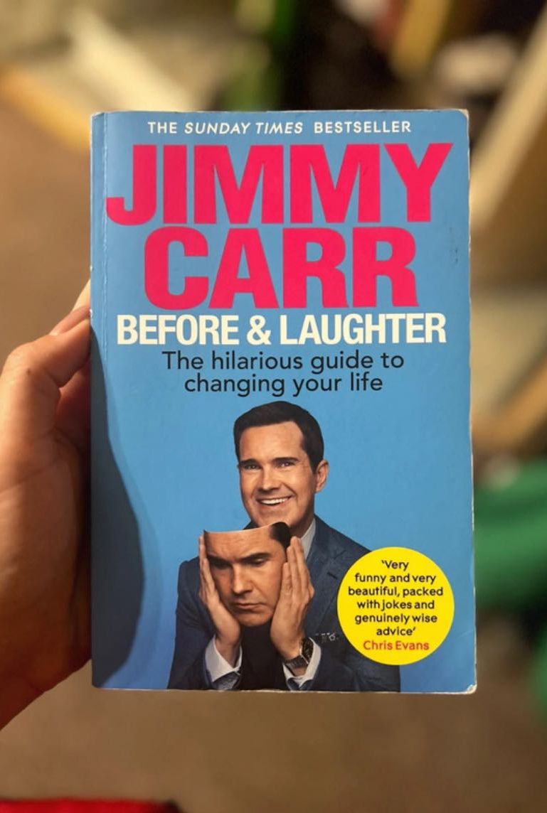 Jimmy Carr . Before & laughter