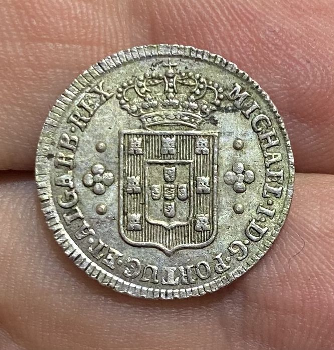 Moeda 3 Vintens 60 Reis D MIGUEL I