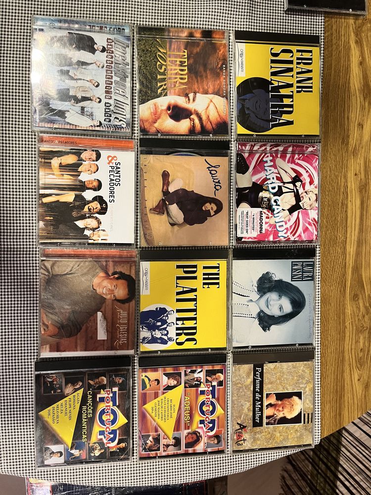 Cds música vários cantores ótimo estado