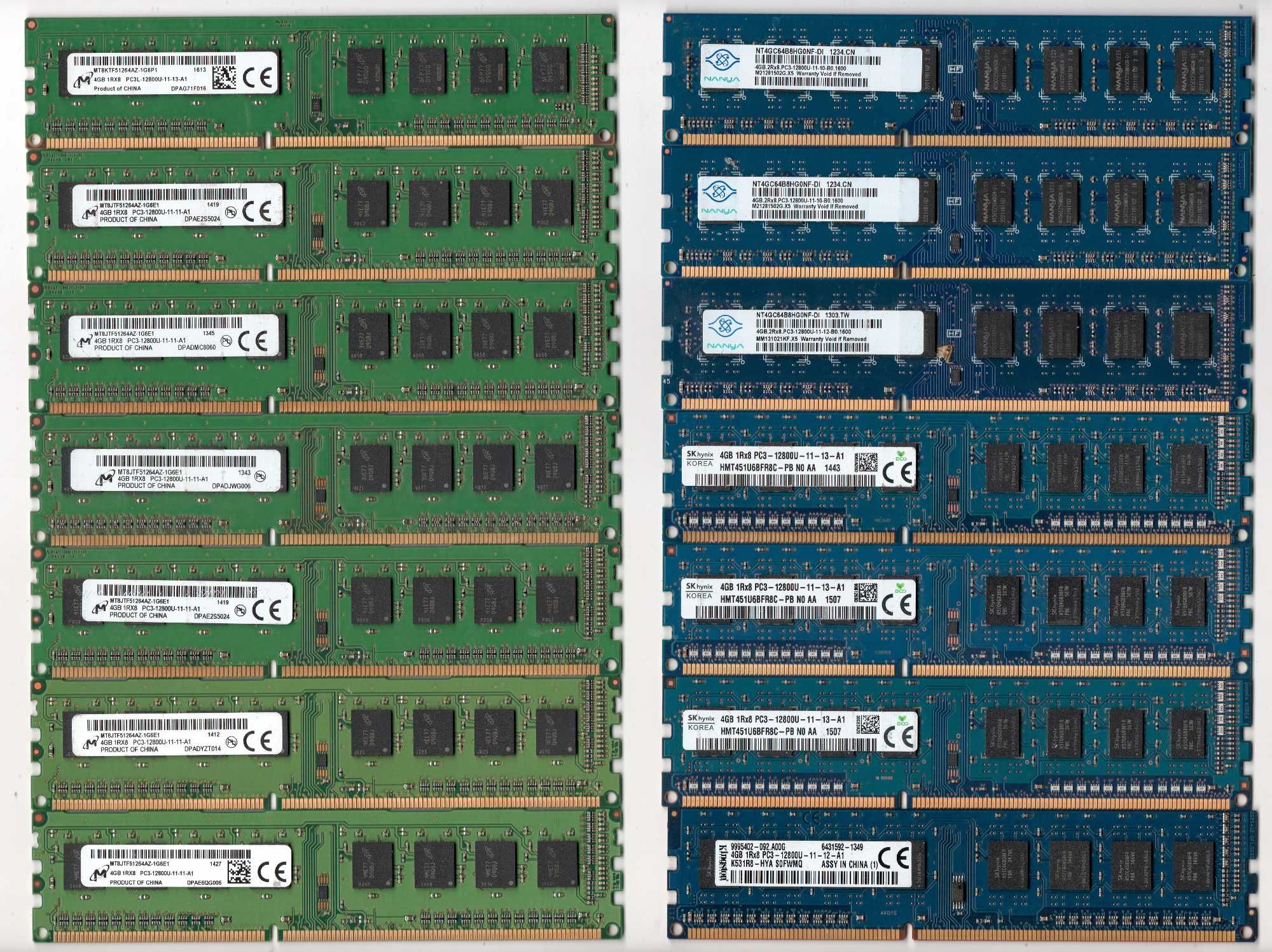 Оперативна пам'ять DDR3(L) 4GB 8GB 1333, 1600 - НЕ СЕРВЕРНА