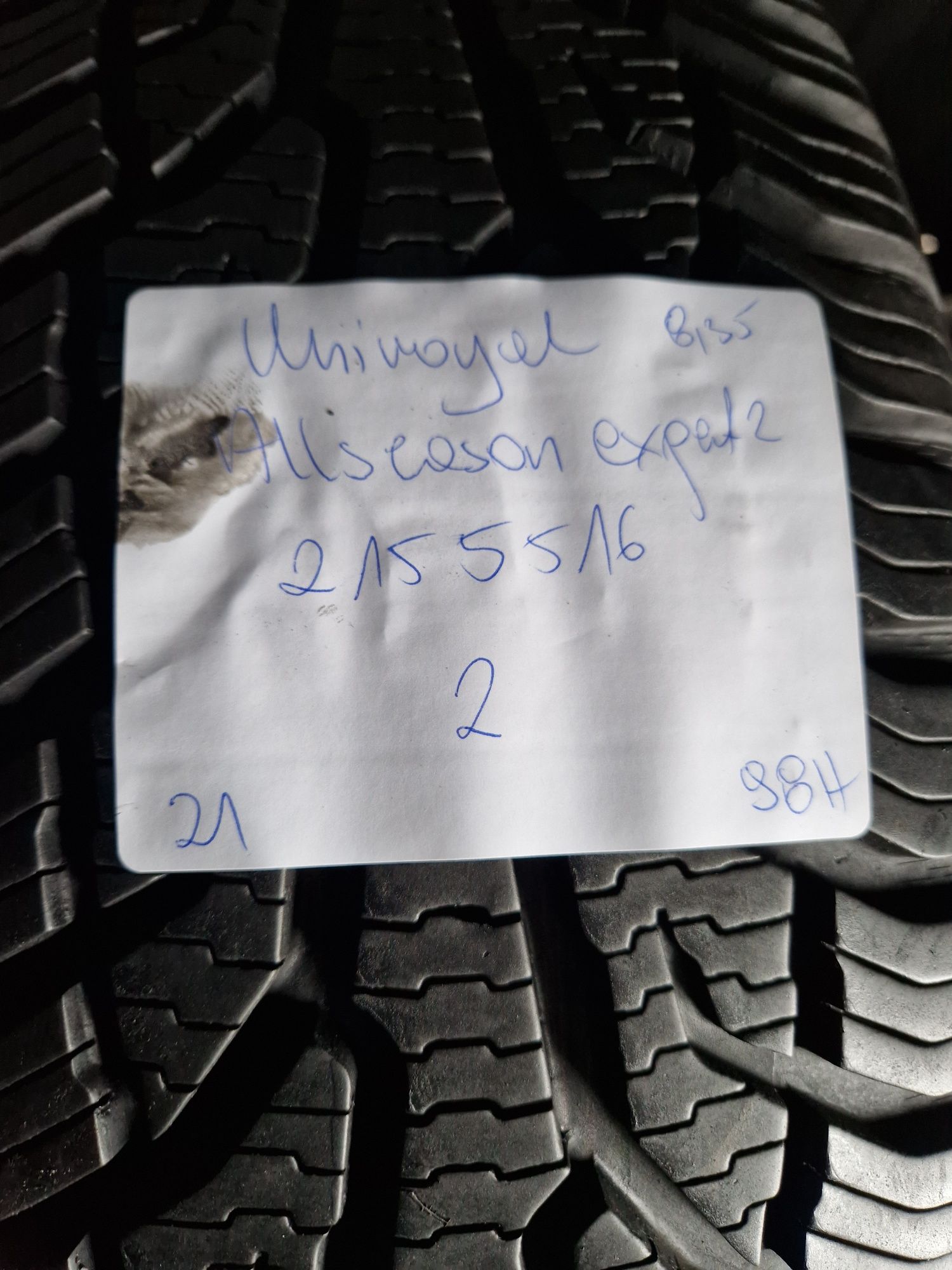 215/55/16 215/55R16 Uniroyal 2021 Całoroczne