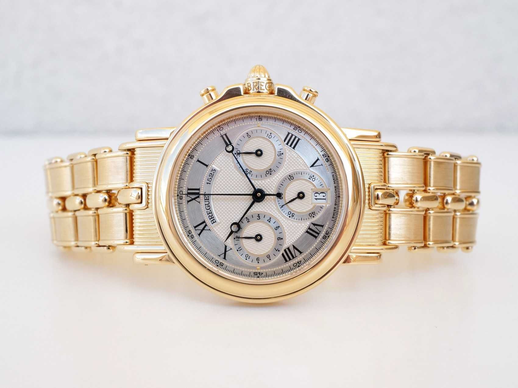 Breguet Marine 36mm Chronograph 18K Yellow Gold