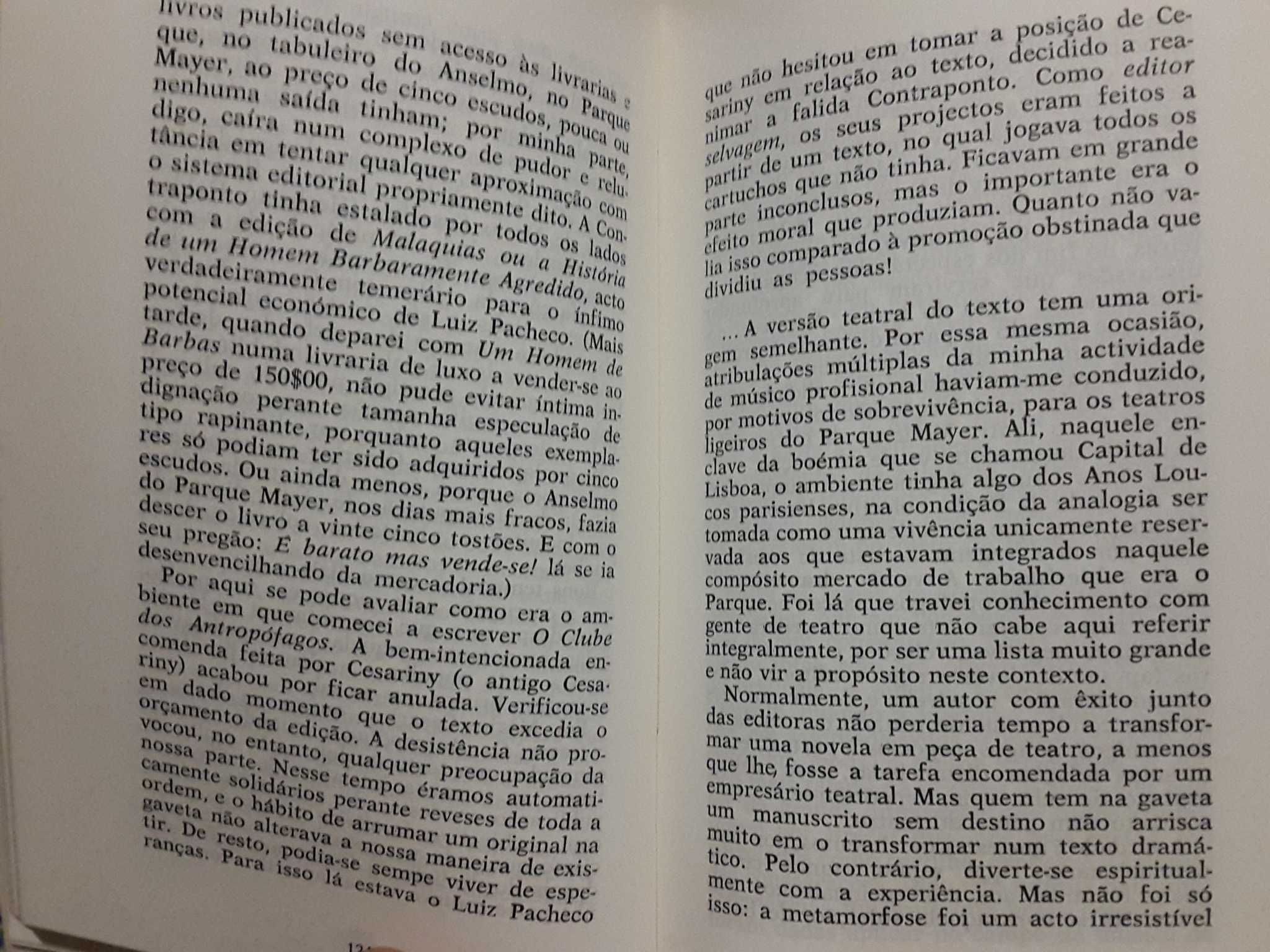 Manuel de Lima - O Clube dos Antropófagos