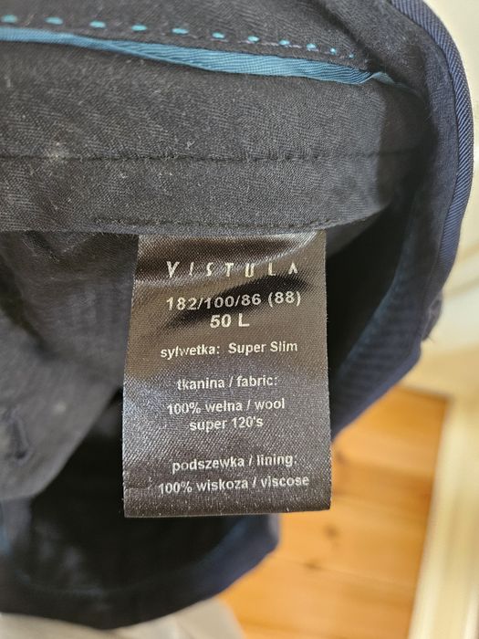Garnitur granatowy Vistula super 120