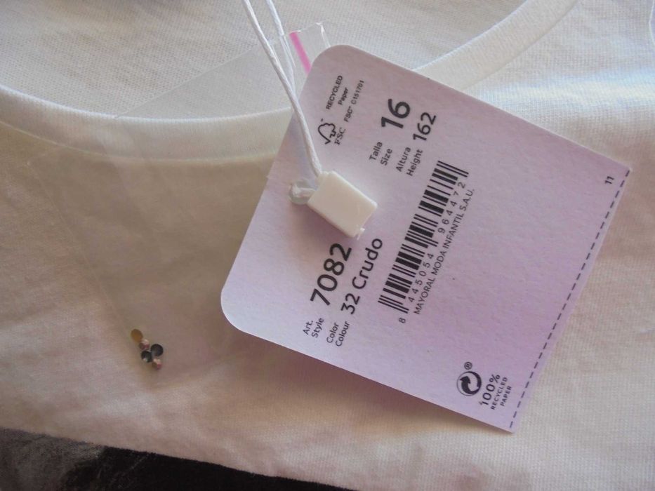 camisola de menina da marca Mayoral nova com etiqueta