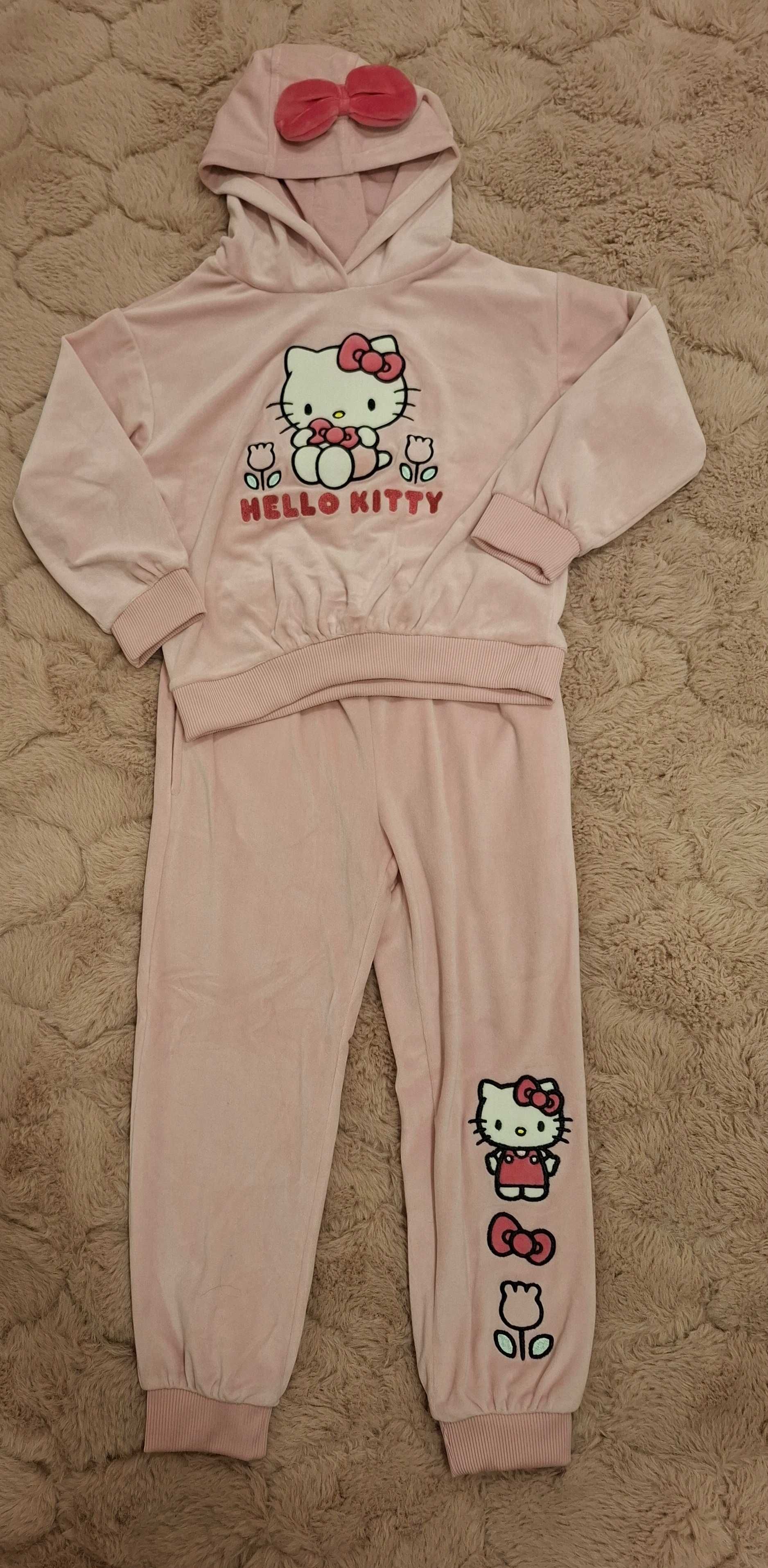 Strój Kostium Przebranie Dres Hello Kitty 110 komplet nowy
